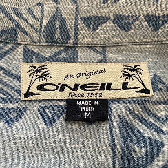 VTG O’NEILL Aloha Hawaiian Floral Tropical Short Sleeve Shirt Men M Medium - Picture 6 of 8